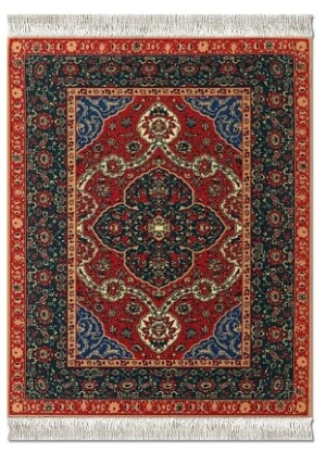 had het niet door uitzetten Resoneer Muismat Perzisch tapijt, Kashan Silk - 24-uur levertijd!