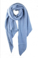 Warme jeansblauwe sjaal Laura