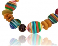 Kleurijke statement ketting Linah