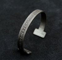 Rvs armband met Viking symbolen Ivar