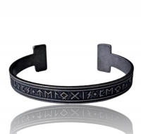 Rvs armband met Viking symbolen Ivar