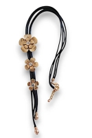 Lange ketting met bloemen Cato