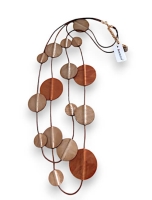 Multilayer ketting met cirkels Alieke