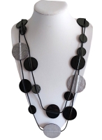 Multilayer ketting met cirkels Alieke