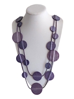 Multilayer ketting met cirkels Alieke