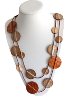 Multilayer ketting met cirkels Alieke