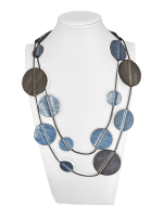 Multilayer ketting met cirkels Alieke