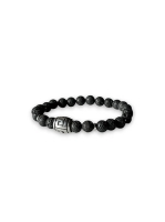 Natuursteen kralenarmband Lex