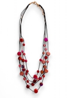 Multilayer kralenketting Annelieke