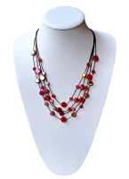 Multilayer kralenketting Annelieke