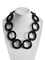 Zwarte ketting Anna