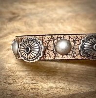 Leren Waitz armband Jade