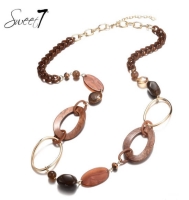 Lange unieke ketting Nerina