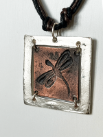 Metalen unieke ketting Lily