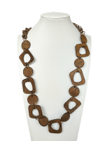 Lange houten ketting Joni