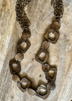 Lange houten ketting Joni