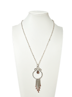 Zilverkleurige elegante ketting Marit