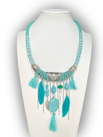 Unieke bohemian ketting Sylvia