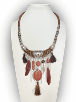 Unieke bohemian ketting Sylvia