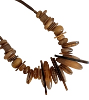Kralenketting in bruintinten Ember