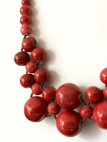Vintage bohemian ketting met kralen Vea