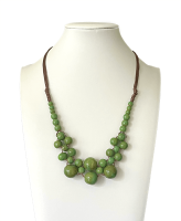 Vintage bohemian ketting met kralen Vea