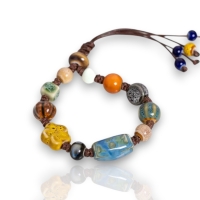 Kleurrijke kralenarmband Ria