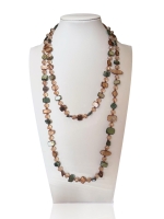 Lange kleurrijke kralenketting Siem