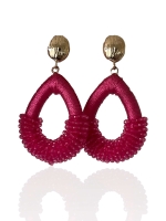 Druppelvormige statement oorbellen Nienke