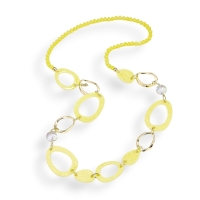 Lange kralen schakelketting Liva